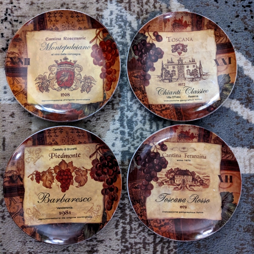 vintage certified international ceramic collection plates